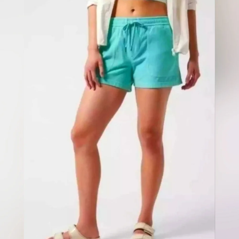 Athleta- Farallon Shorts, Turquoise Blue - Picture 2 of 3